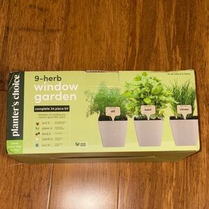 9-Herb Window Garden Kit - Green